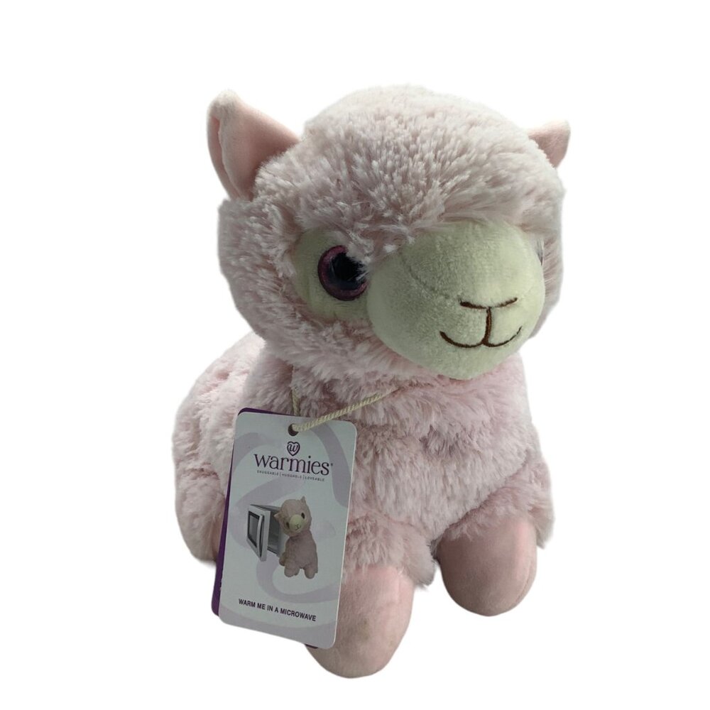 Warmies Llama Lavendar Scented‎ Plush Stuffed Animal Heatable Pink NWT NEW